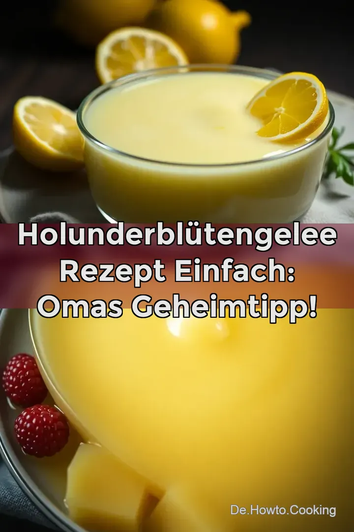 Holunderbl&uuml;tengelee Rezept Einfach: Omas Geheimtipp!
