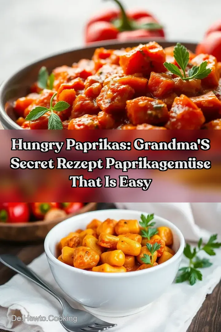 Hungry Paprikas: Grandma&#039 s Secret rezept paprikagemüse That is Easy