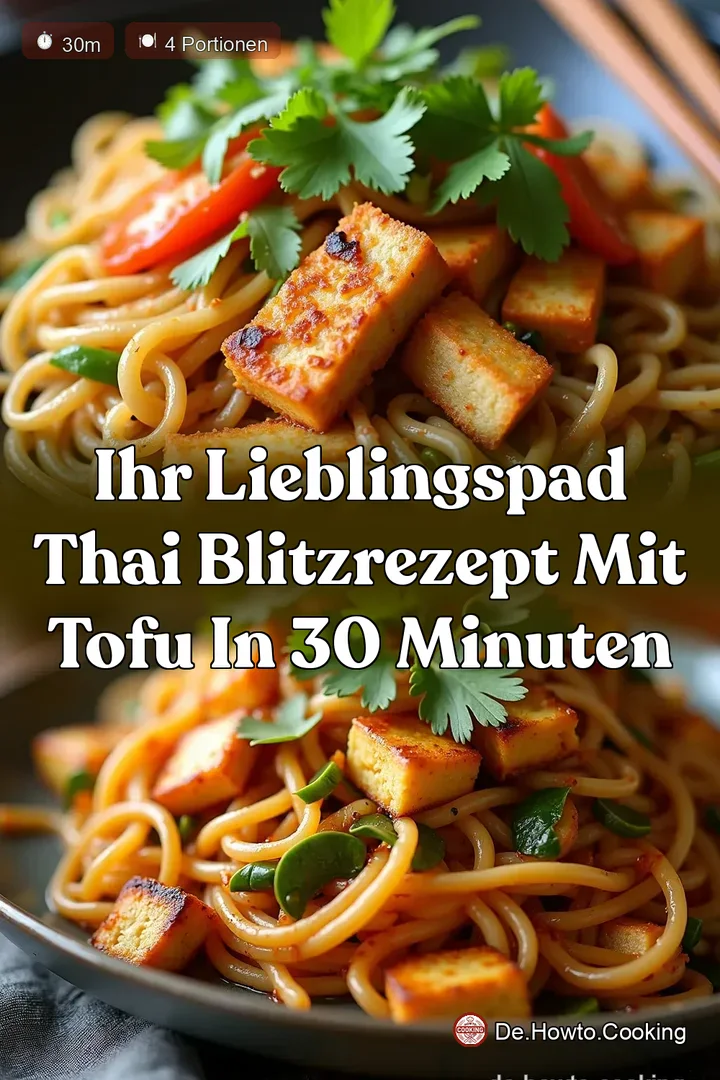Ihr LieblingsPad Thai BlitzRezept mit Tofu in 30 Minuten