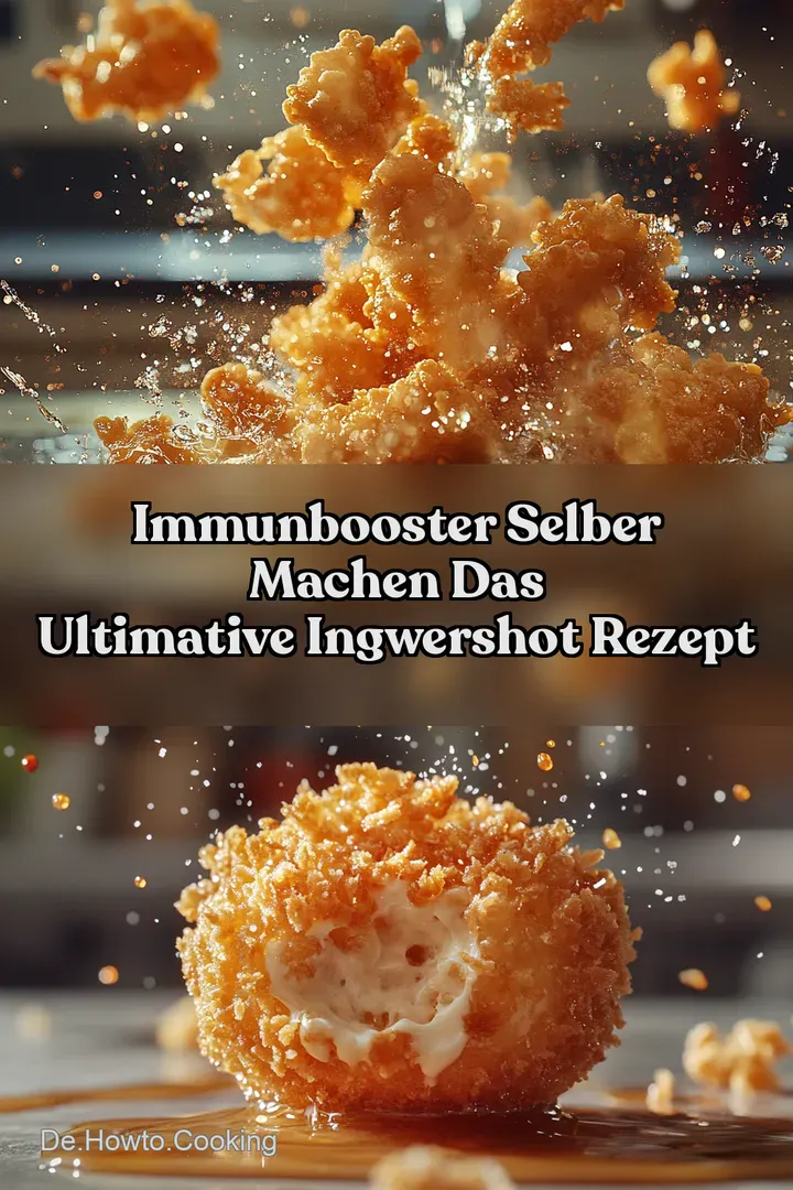 Immunbooster selber machen Das ultimative IngwerShot Rezept