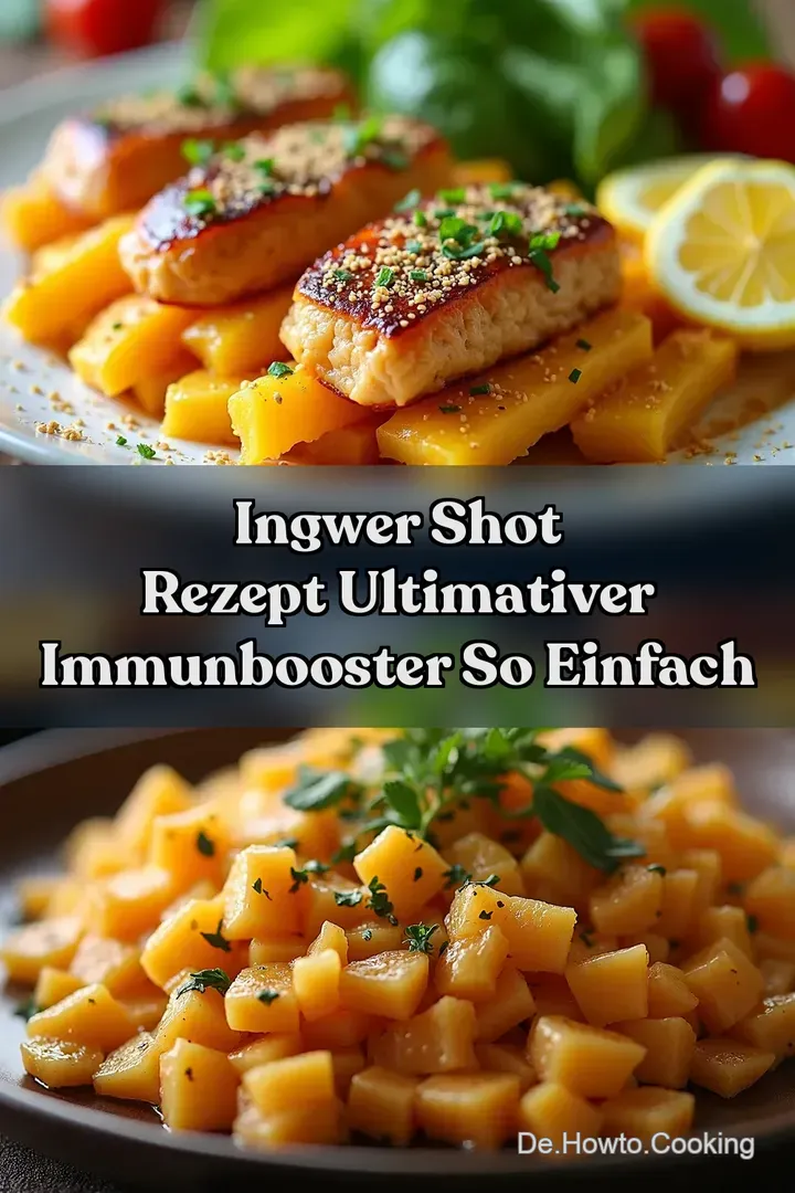Ingwer Shot Rezept Ultimativer Immunbooster So einfach