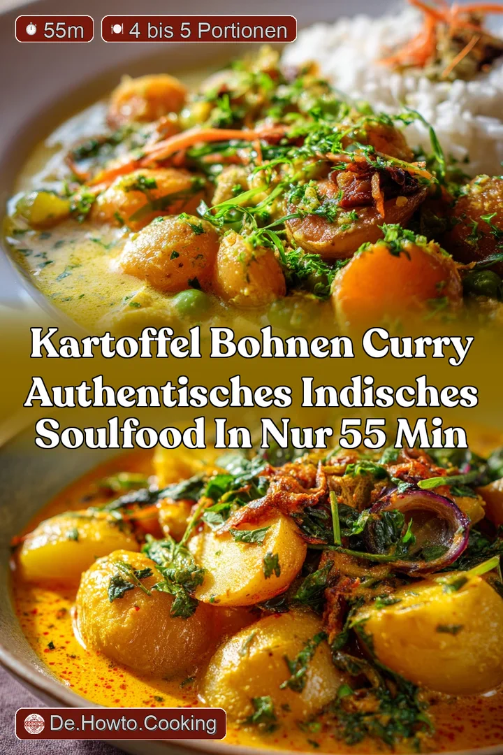Kartoffel Bohnen Curry Authentisches indisches Soulfood in nur 55 Min