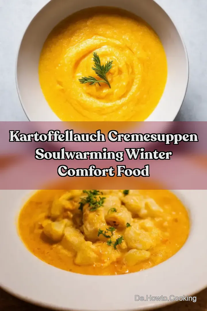 KartoffelLauch cremesuppen SoulWarming Winter Comfort Food