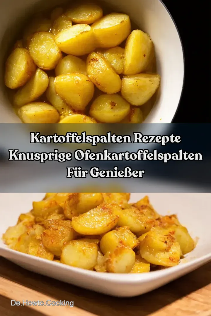 Kartoffelspalten Rezepte Knusprige OfenKartoffelspalten für Genießer