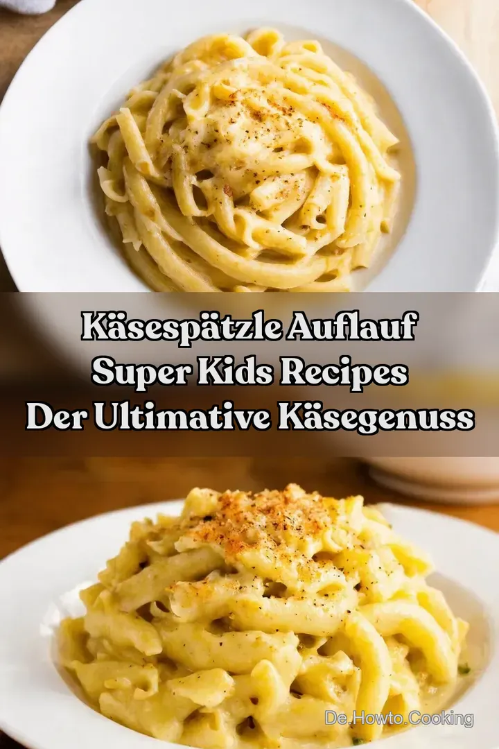 K&auml;sesp&auml;tzle Auflauf Super Kids Recipes Der ultimative K&auml;segenuss