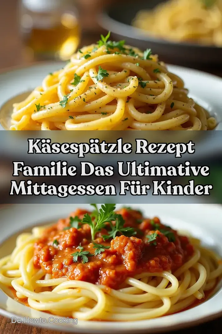 K&auml;sesp&auml;tzle Rezept Familie Das ultimative Mittagessen f&uuml;r Kinder