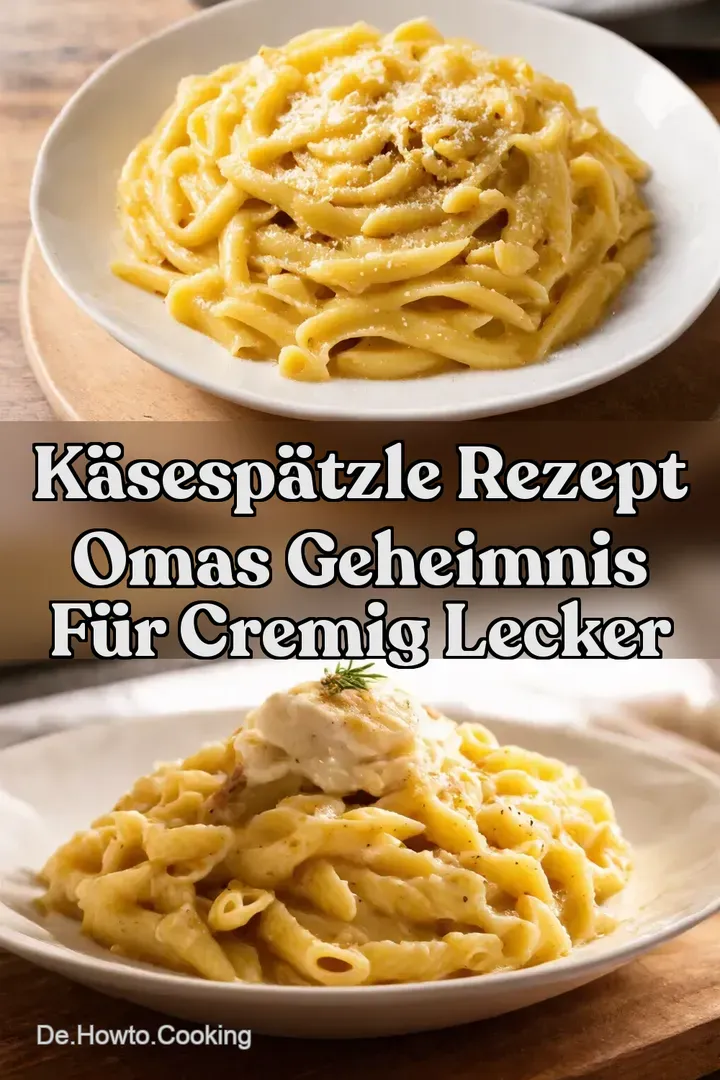Käsespätzle Rezept Omas Geheimnis für Cremig Lecker