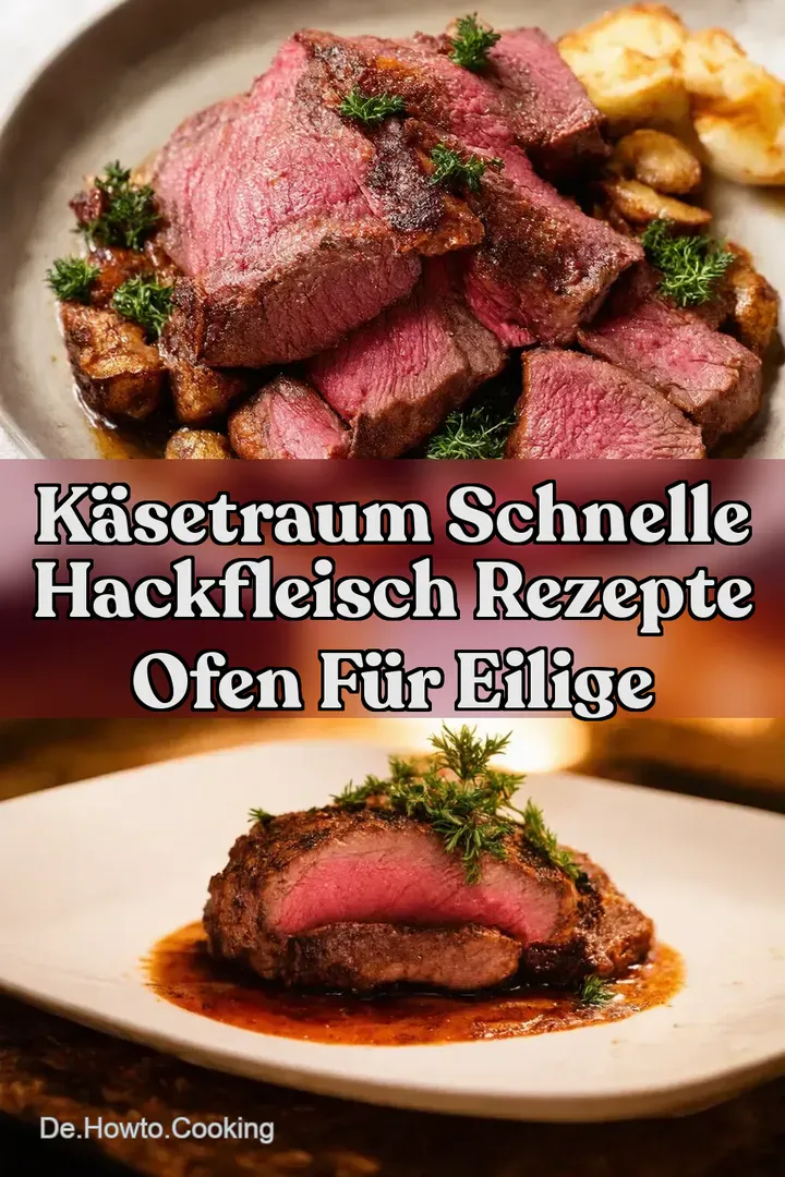 K&auml;seTraum Schnelle Hackfleisch Rezepte Ofen F&uuml;r Eilige