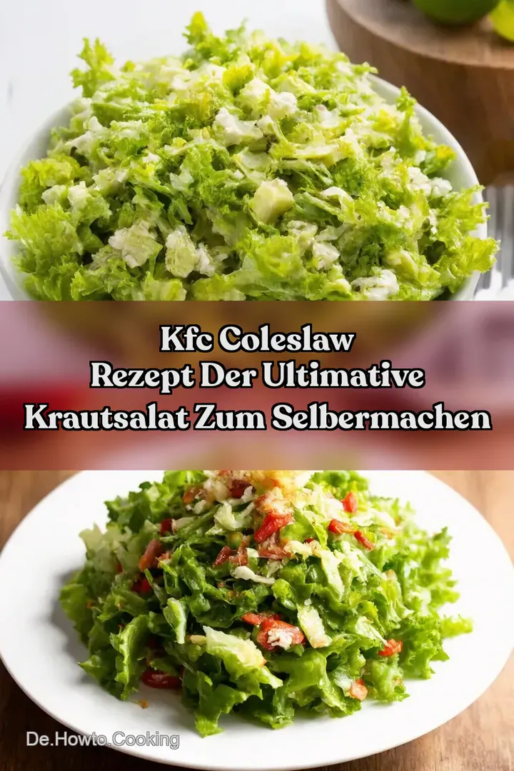 KFC Coleslaw Rezept Der ultimative Krautsalat zum Selbermachen