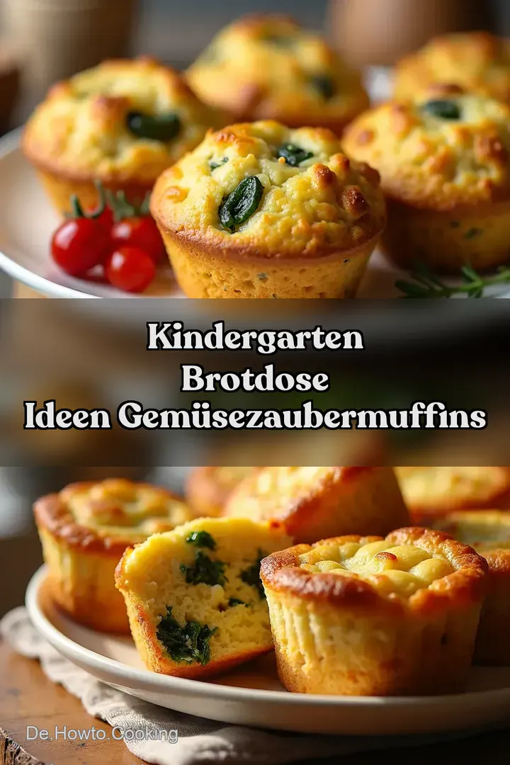 Kindergarten Brotdose Ideen Gem&uuml;seZauberMuffins