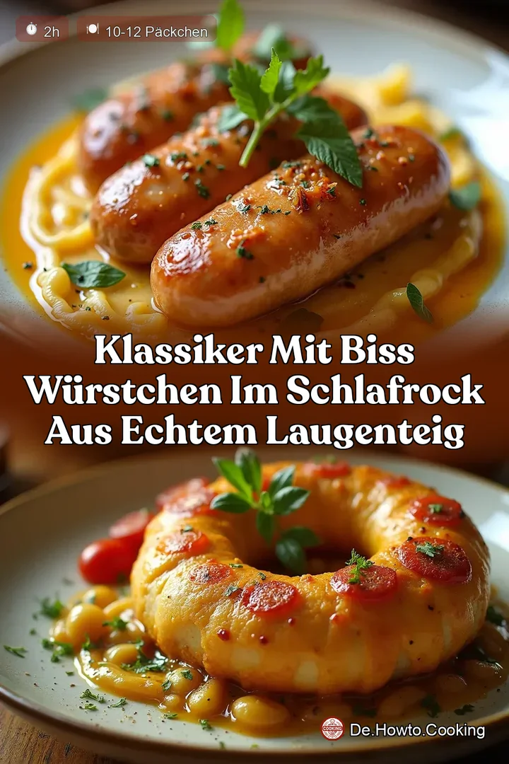 Klassiker mit Biss W&uuml;rstchen im Schlafrock aus echtem Laugenteig