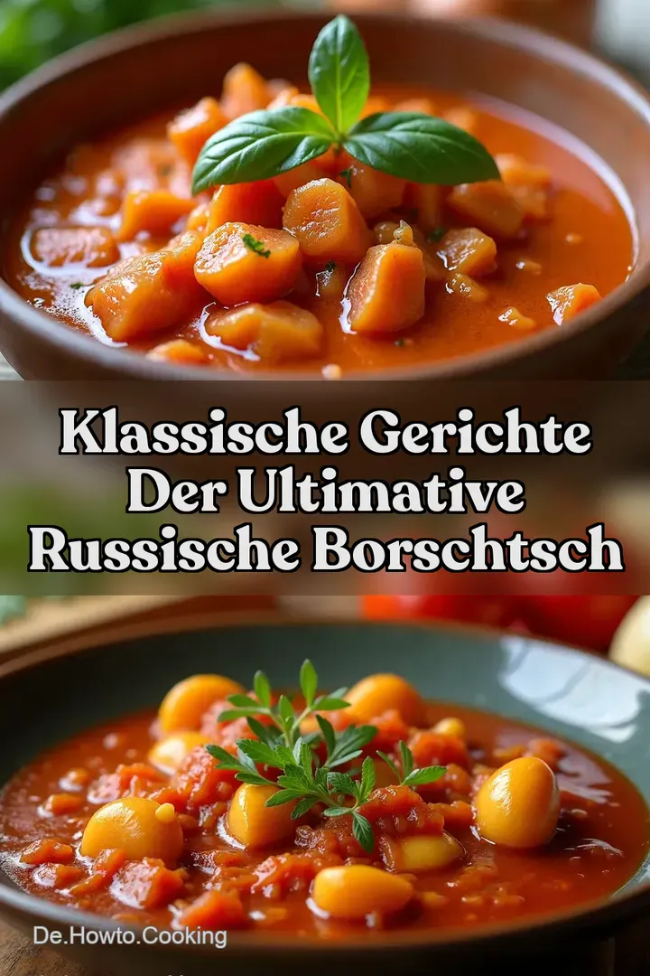 Klassische Gerichte Der ultimative Russische Borschtsch
