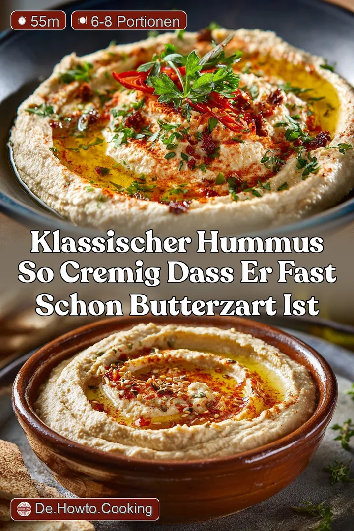 Klassischer Hummus So cremig dass er fast schon butterzart ist