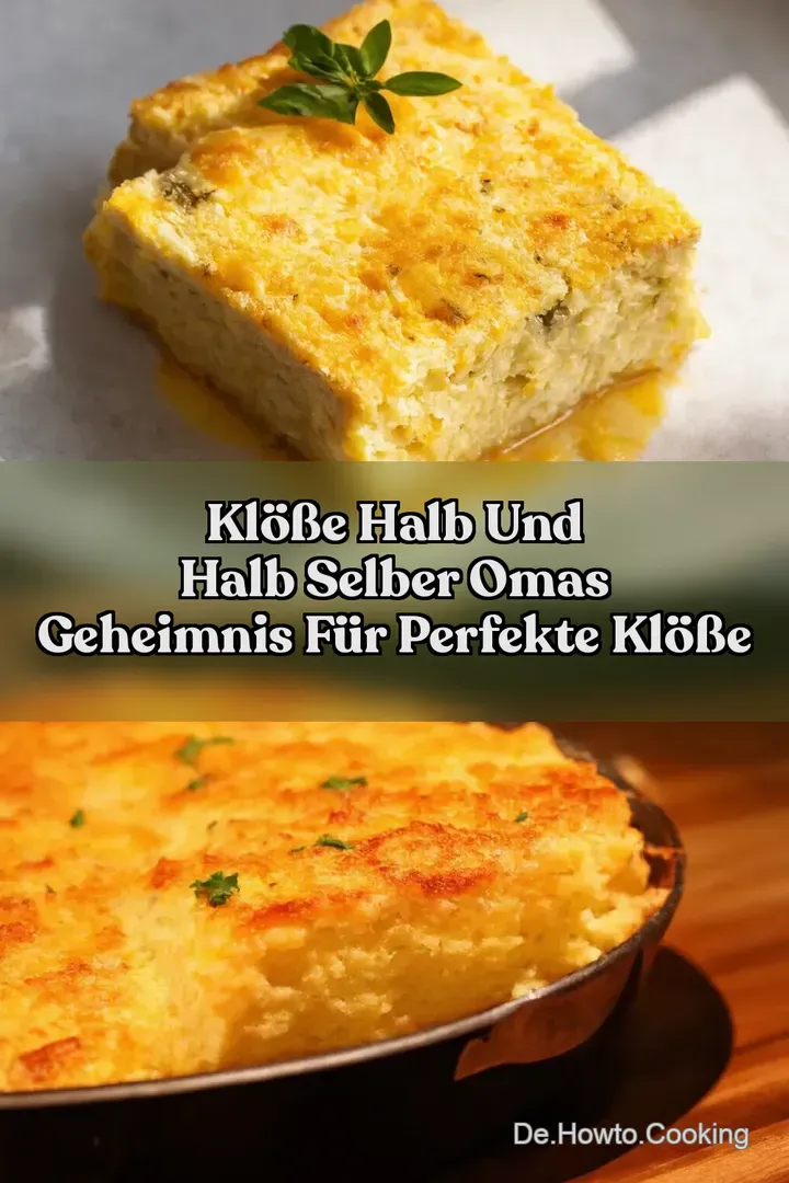 Kl&ouml;&szlig;e halb und halb Selber Omas Geheimnis f&uuml;r Perfekte Kl&ouml;&szlig;e