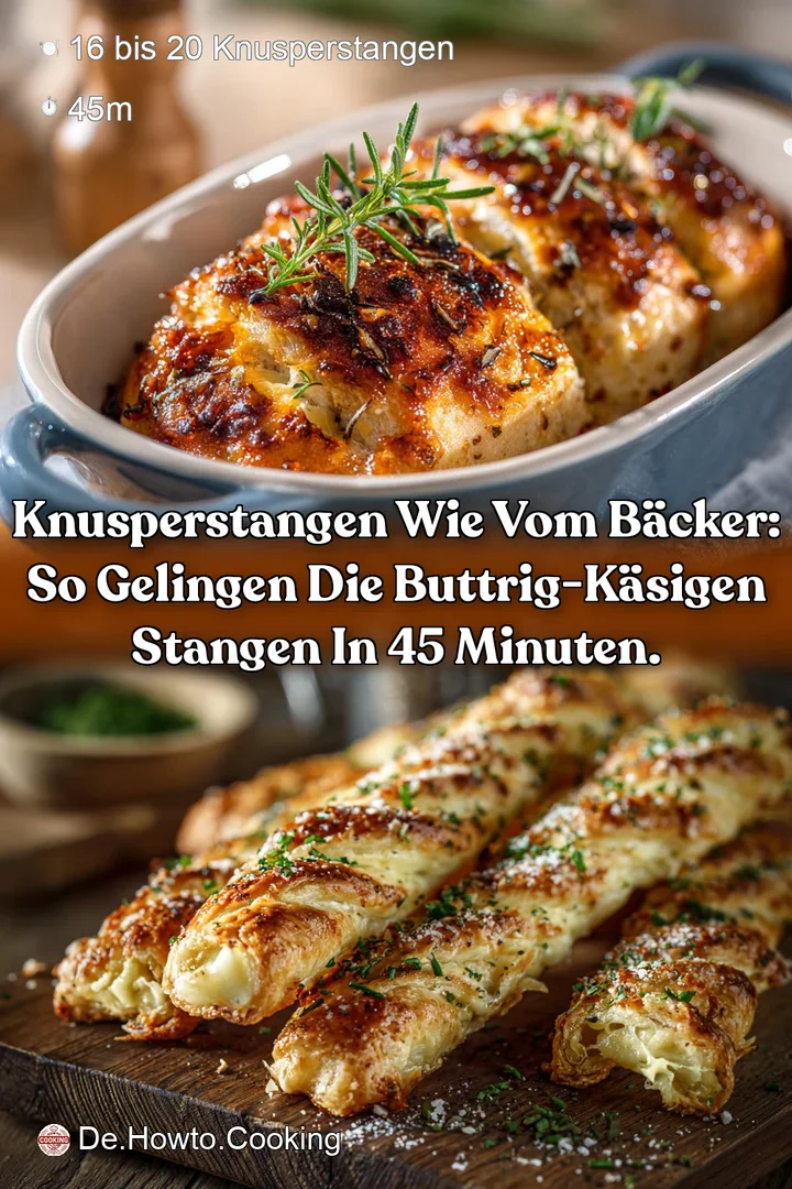 Knusperstangen wie vom B&auml;cker: So gelingen die buttrig-k&auml;sigen Stangen in 45 Minuten.