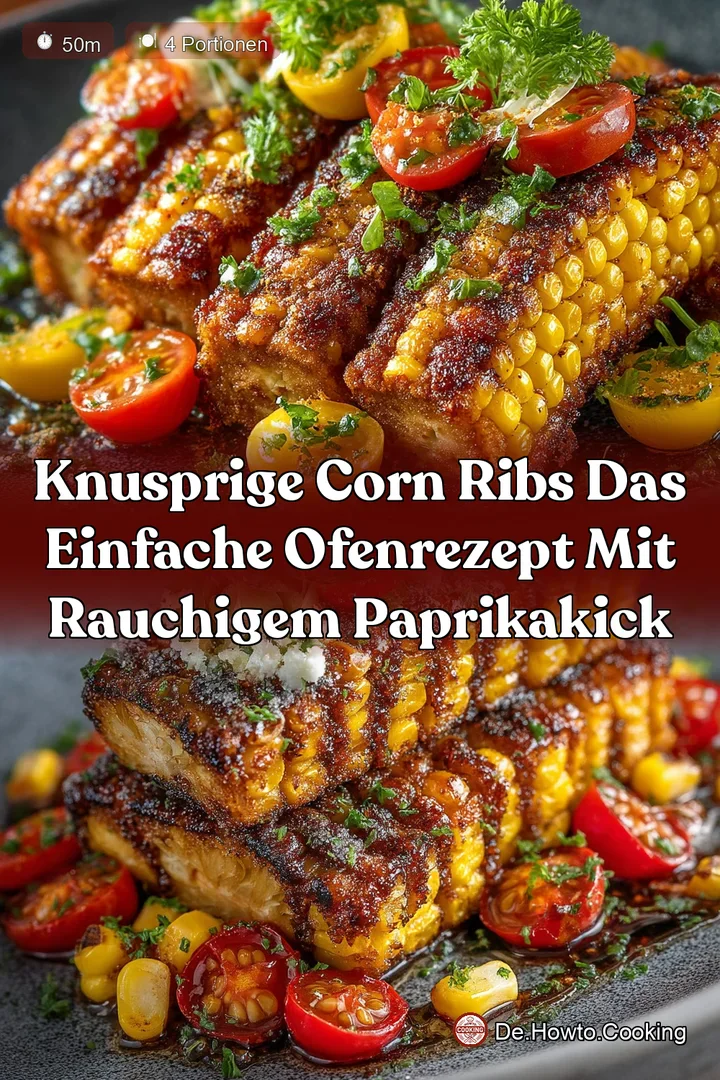 Knusprige Corn Ribs Das einfache OfenRezept mit rauchigem PaprikaKick