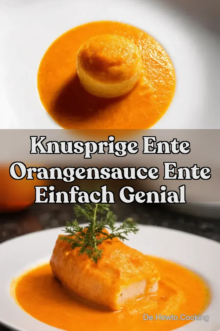 Knusprige Ente Orangensauce Ente Einfach Genial
