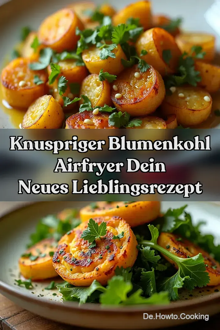 Knuspriger Blumenkohl Airfryer Dein neues Lieblingsrezept