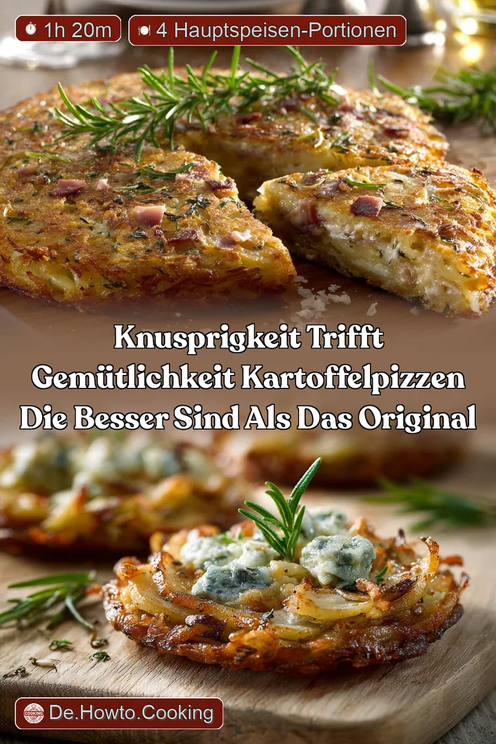 Knusprigkeit trifft Gem&uuml;tlichkeit Kartoffelpizzen die besser sind als das Original