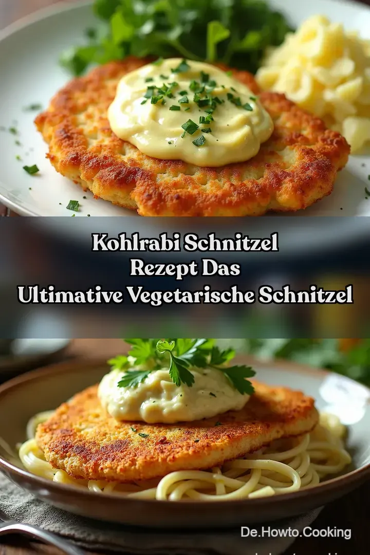 Kohlrabi Schnitzel Rezept Das ultimative vegetarische Schnitzel