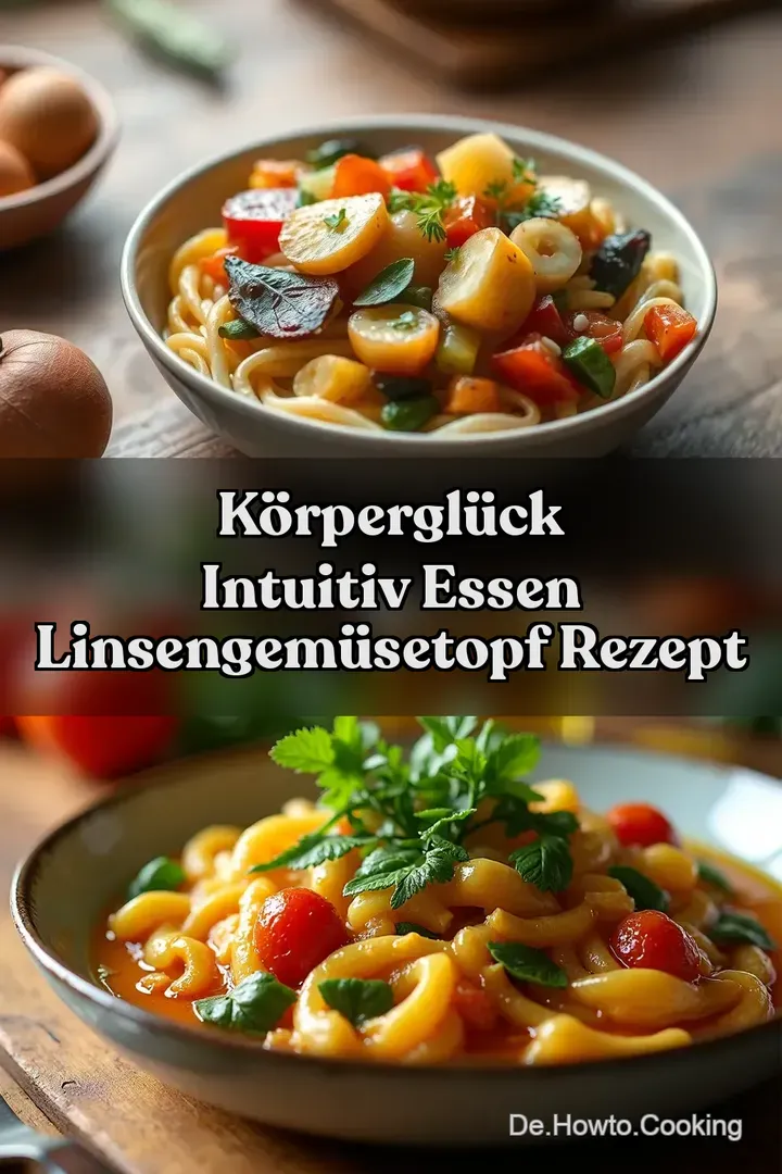K&ouml;rpergl&uuml;ck Intuitiv Essen LinsenGem&uuml;seTopf Rezept