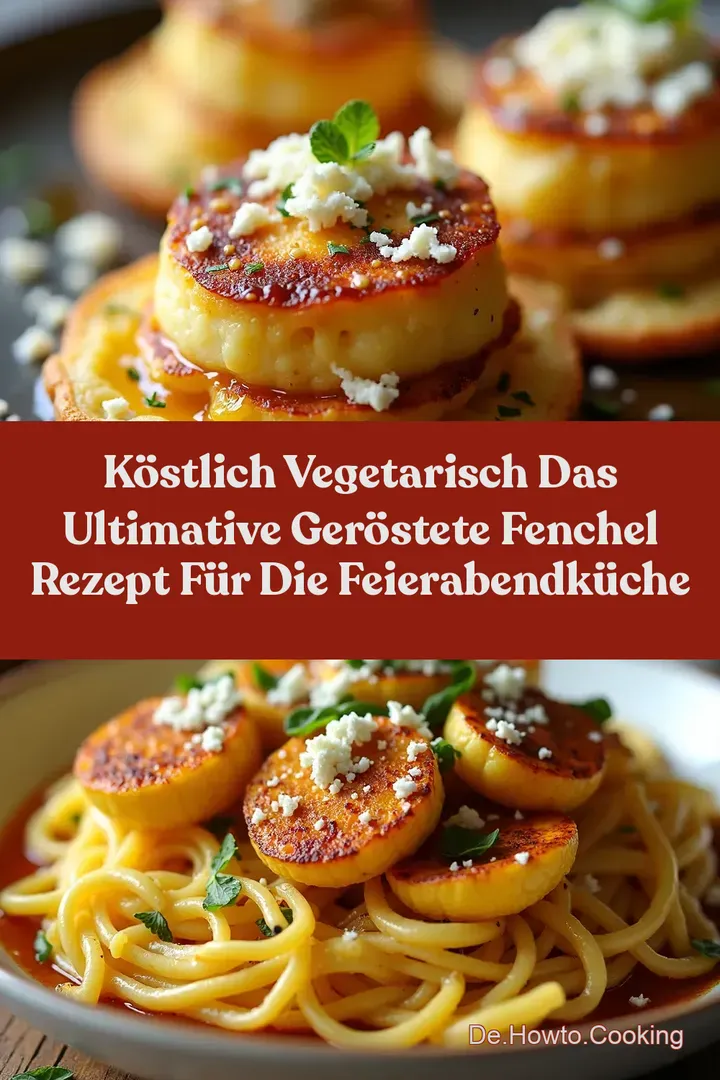Köstlich Vegetarisch Das Ultimative Geröstete Fenchel Rezept für die Feierabendküche