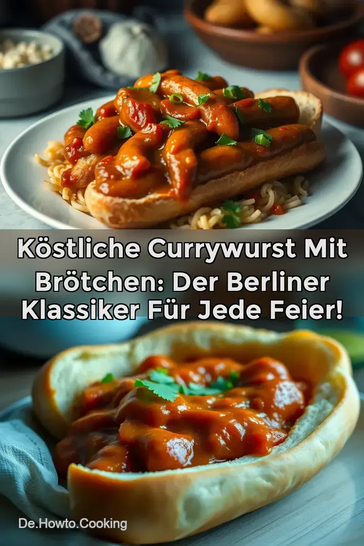 K&ouml;stliche Currywurst mit Br&ouml;tchen: Der Berliner Klassiker f&uuml;r jede Feier!