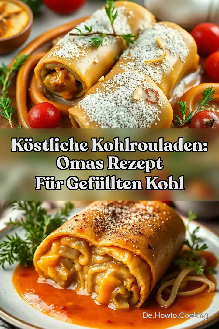 K&ouml;stliche Kohlrouladen: Omas Rezept f&uuml;r Gef&uuml;llten Kohl