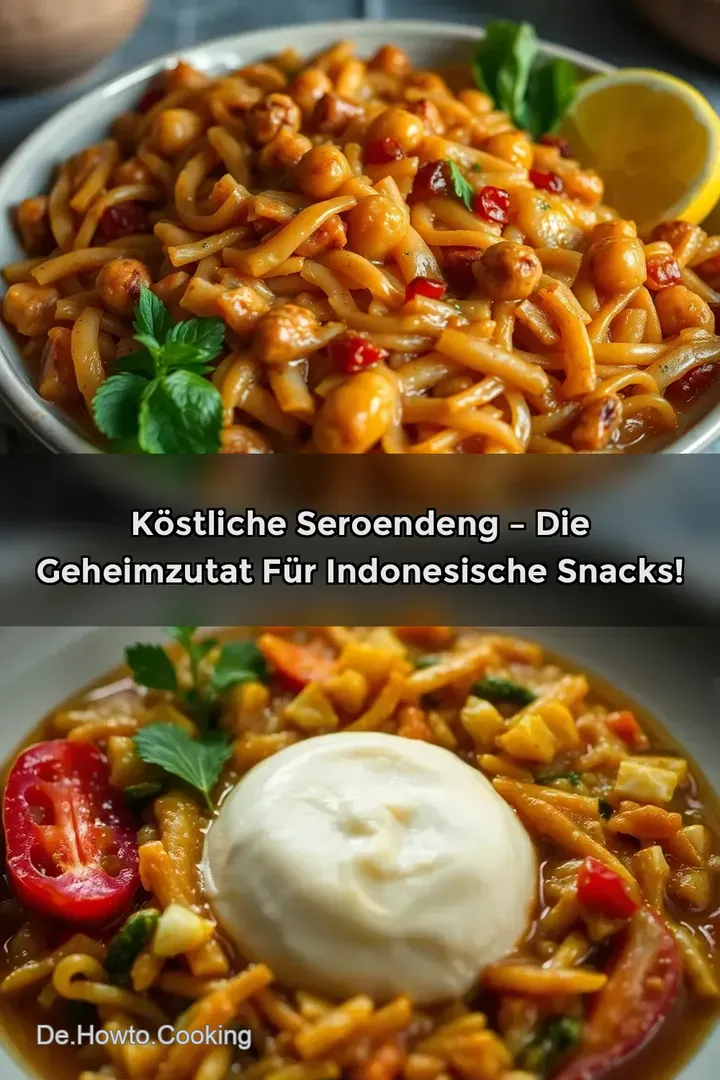 K&ouml;stliche Seroendeng &ndash; Die Geheimzutat f&uuml;r indonesische Snacks!