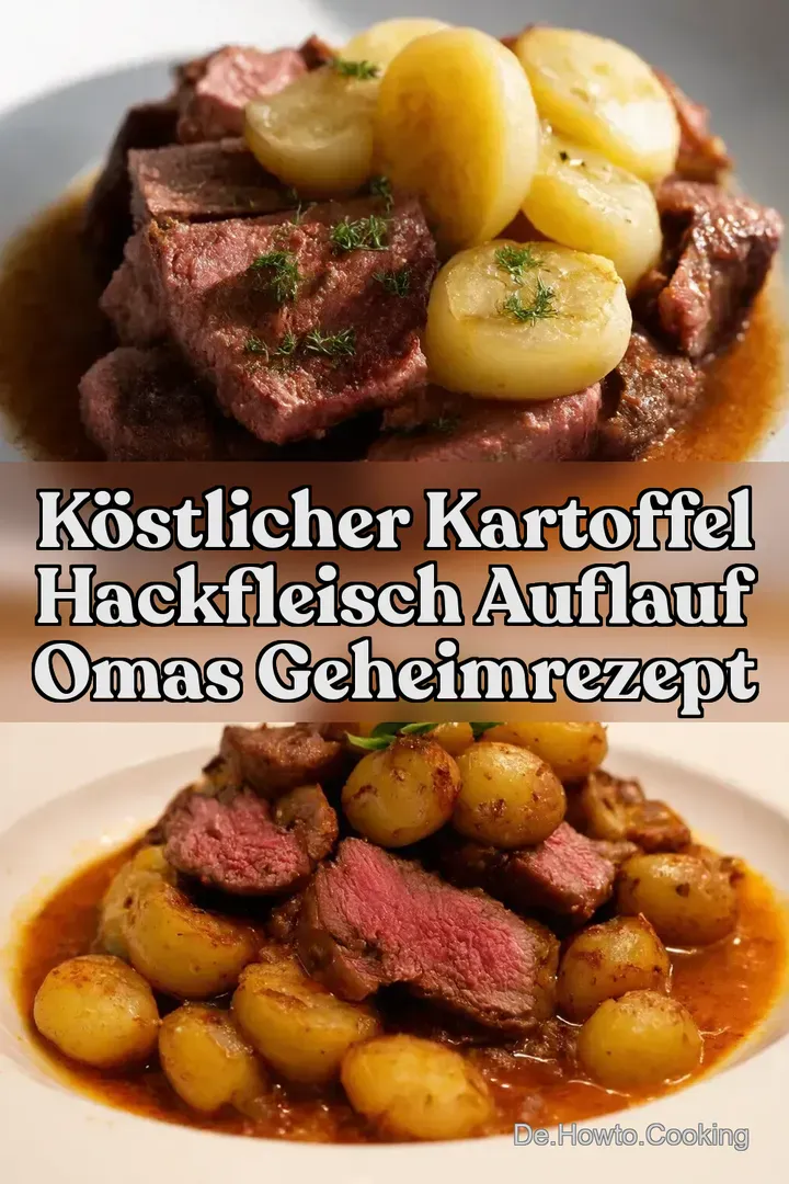 K&ouml;stlicher Kartoffel Hackfleisch Auflauf Omas Geheimrezept
