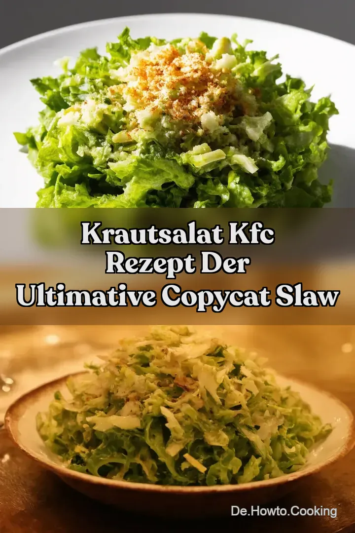 Krautsalat KFC Rezept Der ultimative Copycat Slaw