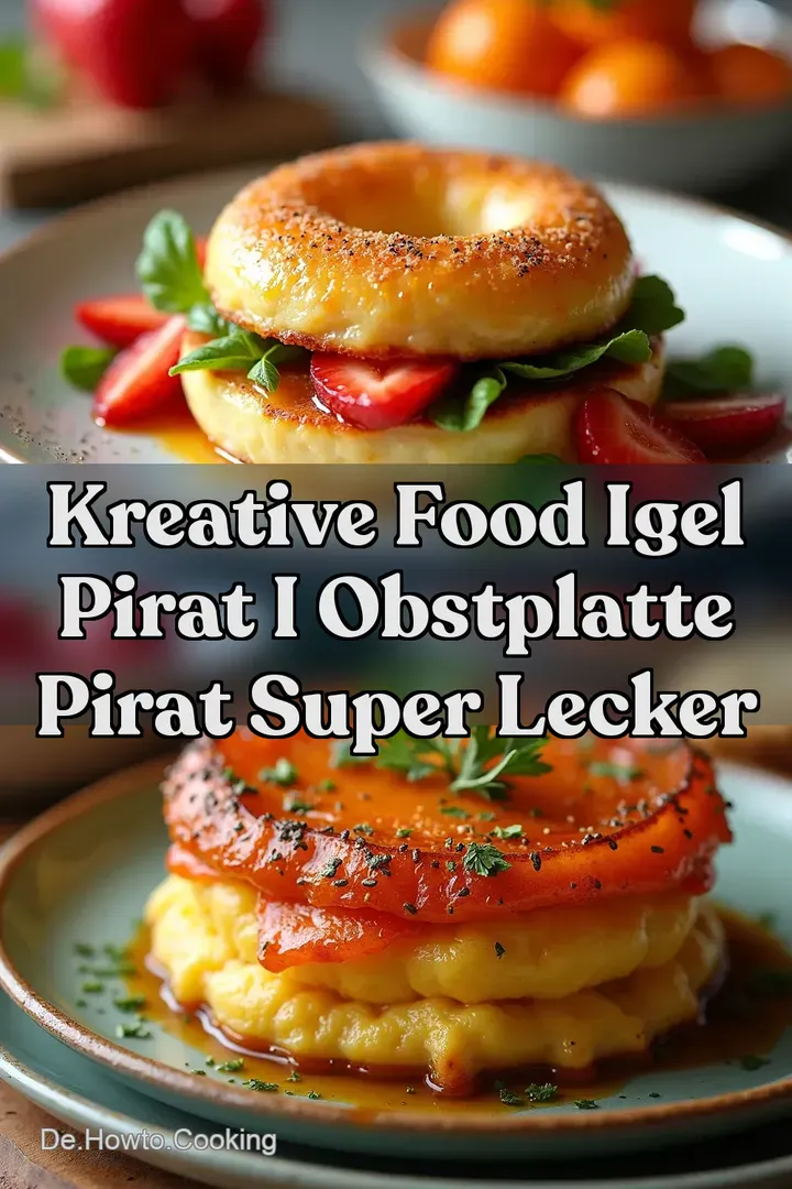 Kreative Food Igel Pirat I Obstplatte Pirat Super Lecker