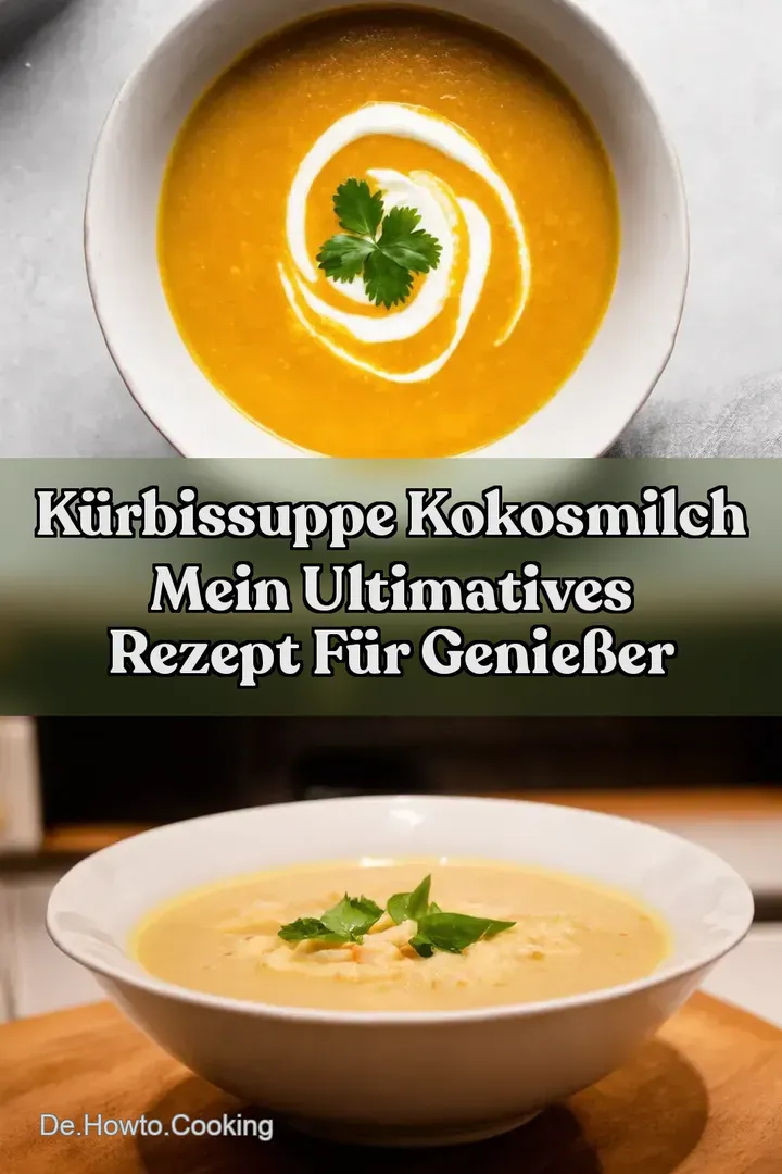 K&uuml;rbissuppe Kokosmilch Mein ultimatives Rezept f&uuml;r Genie&szlig;er