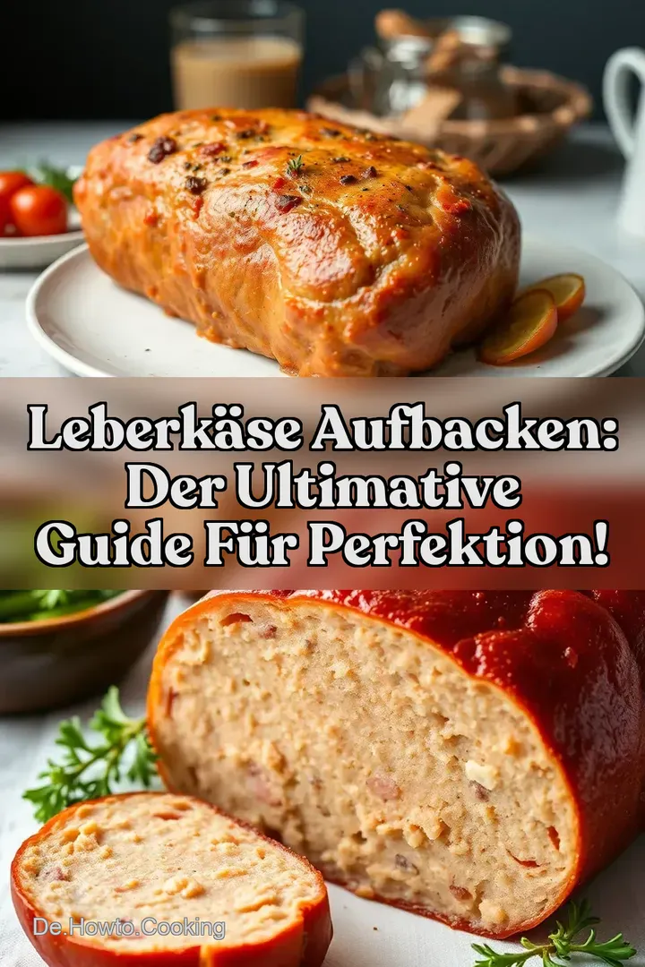 Leberk&auml;se Aufbacken: Der ultimative Guide f&uuml;r Perfektion!