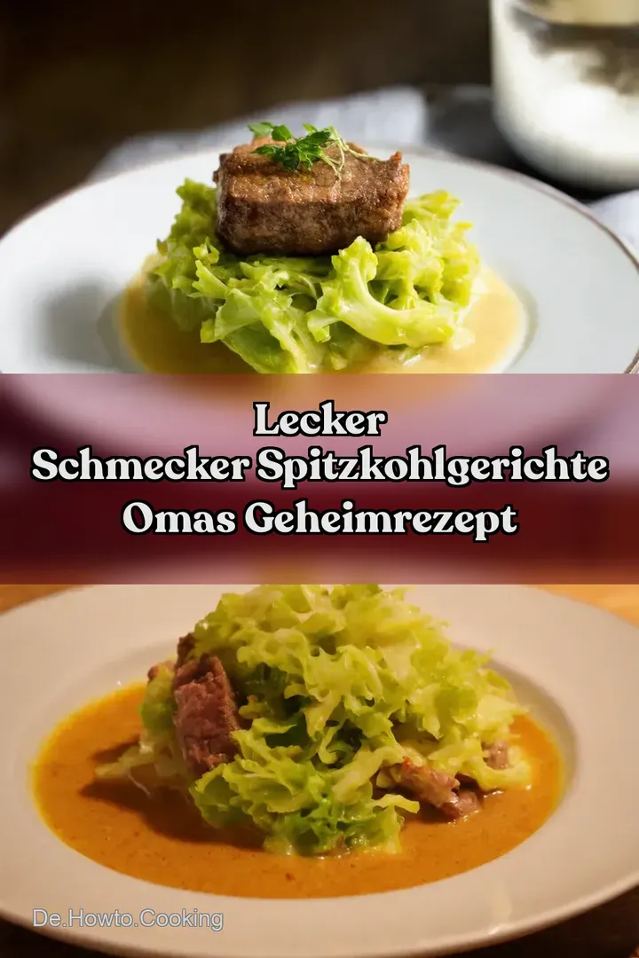 Lecker Schmecker Spitzkohlgerichte Omas Geheimrezept