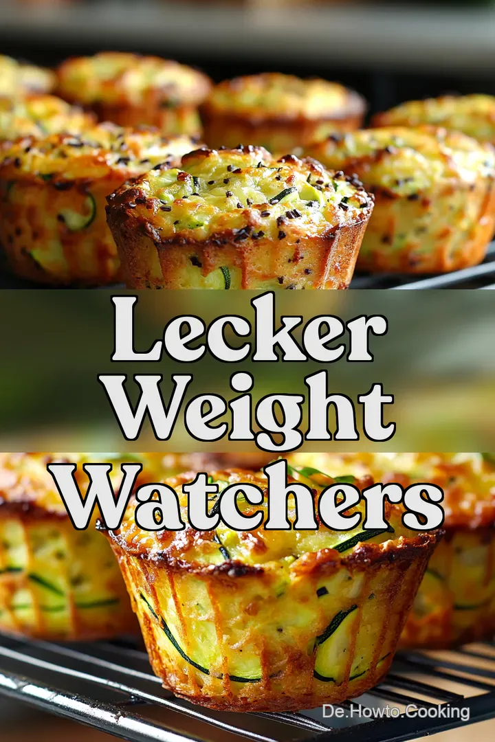 WW Your Way Herzhafte ZucchiniFetaMuffins Punktfreundlich - De.HowTo.Cooking 