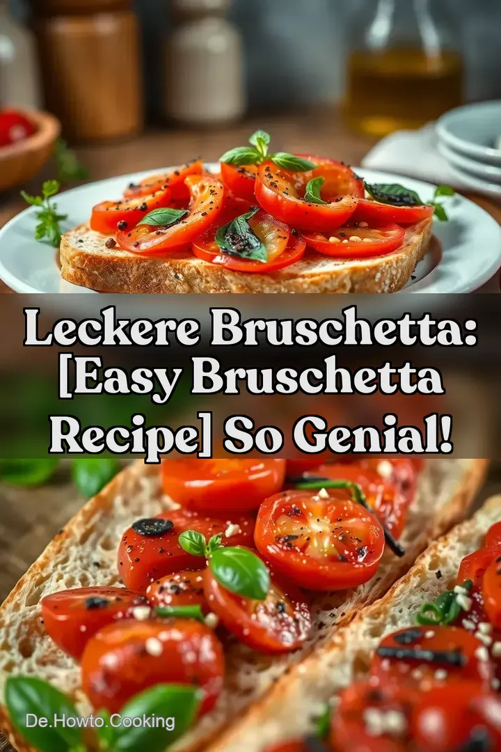 Leckere Bruschetta: [Easy Bruschetta Recipe] So Genial!