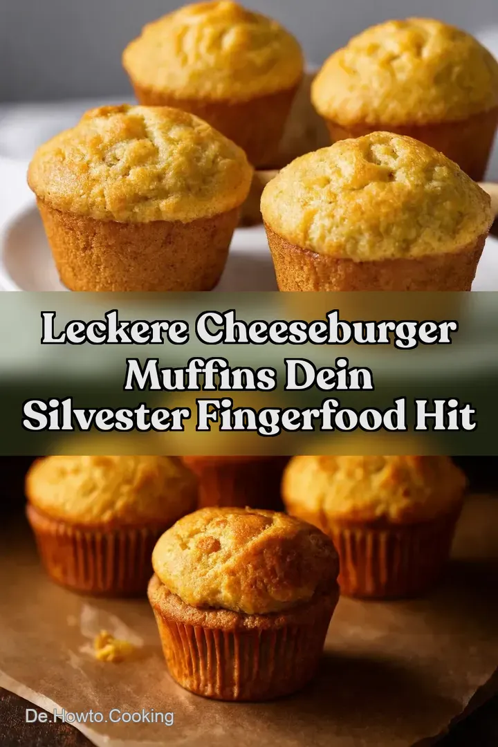 Leckere Cheeseburger Muffins Dein Silvester Fingerfood Hit