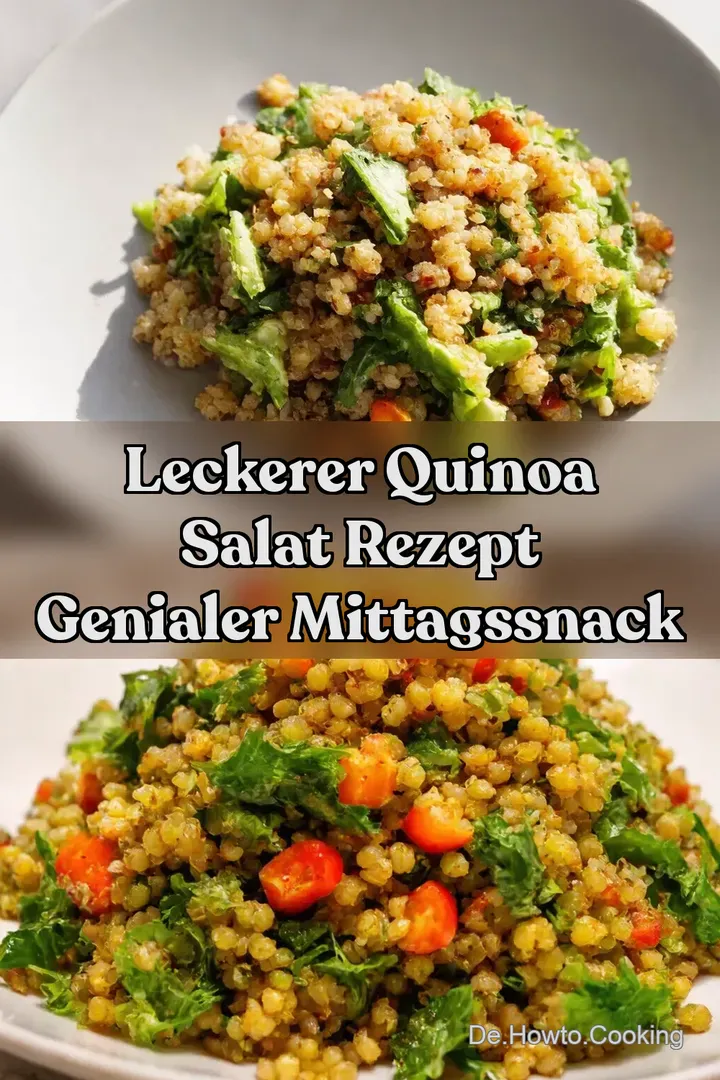 Leckerer Quinoa Salat Rezept Genialer Mittagssnack
