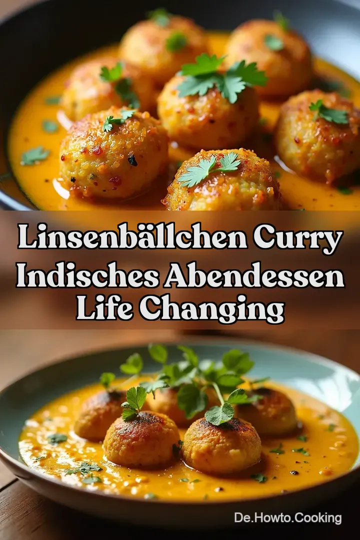 Linsenb&auml;llchen Curry Indisches Abendessen Life Changing
