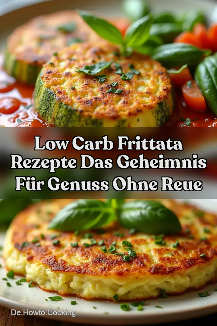 Low Carb Frittata Rezepte Das Geheimnis f&uuml;r Genuss ohne Reue