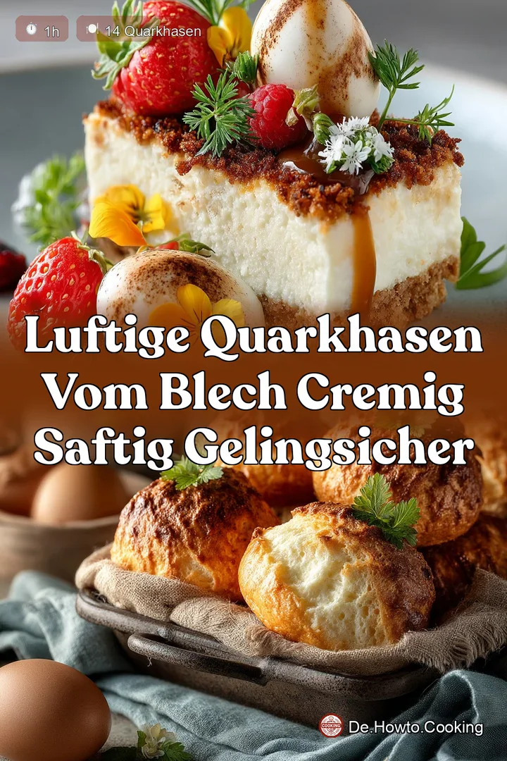 Luftige Quarkhasen vom Blech Cremig saftig gelingsicher