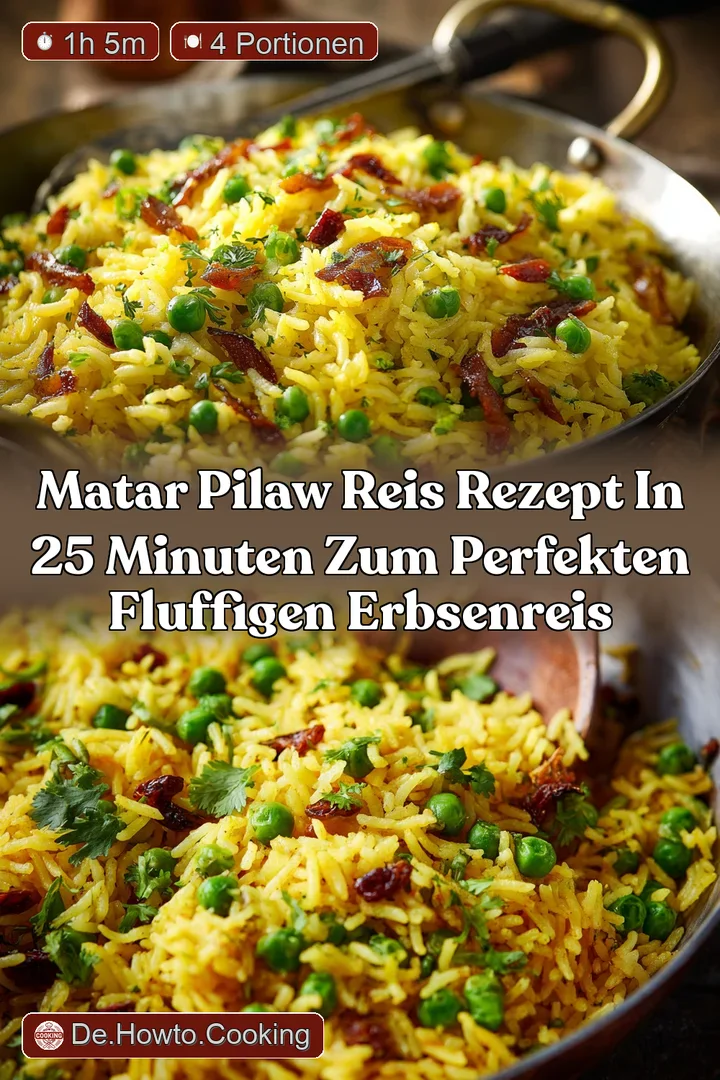 Matar Pilaw Reis Rezept In 25 Minuten zum perfekten fluffigen Erbsenreis