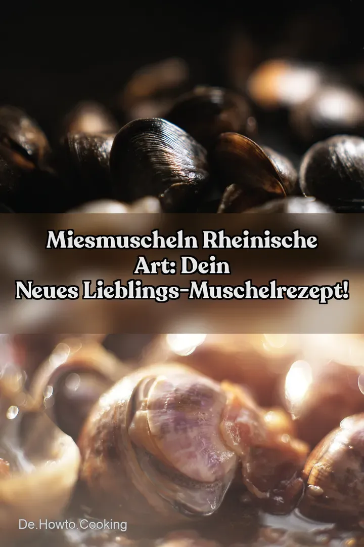 Miesmuscheln Rheinische Art: Dein neues Lieblings-Muschelrezept!