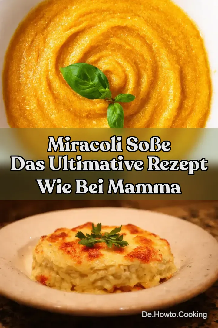 Miracoli Soße Das Ultimative Rezept wie bei Mamma