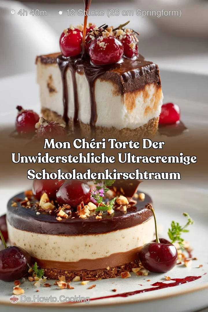 Mon Ch&eacute;ri Torte Der unwiderstehliche ultracremige SchokoladenKirschTraum