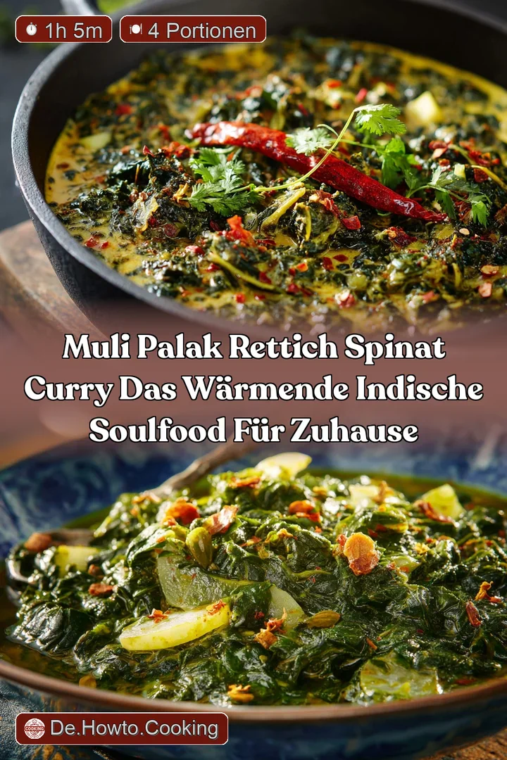 Muli Palak Rettich Spinat Curry Das w&auml;rmende indische Soulfood f&uuml;r Zuhause