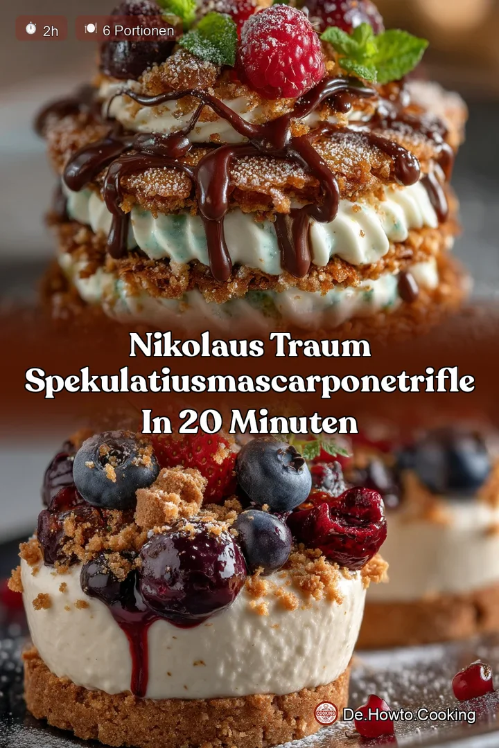 Nikolaus Traum SpekulatiusMascarponeTrifle in 20 Minuten