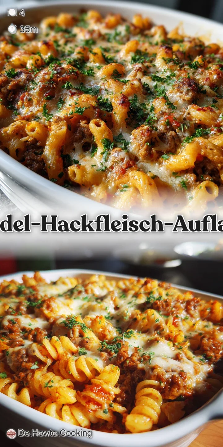 Close-up of a creamy, cheesy noodle casserole with browned edges, promising a comforting and flavorful bite.