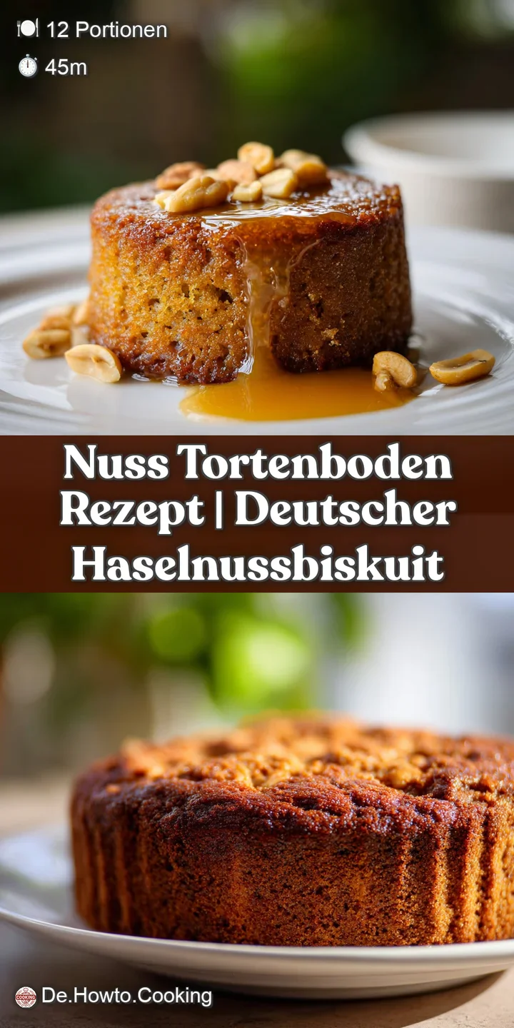 Close-up of the nutty torte showing layers and texture, glistening sugar, and inviting warmth. Rich, sweet, and irresistible.